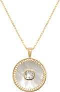 Freya Rose White Topaz Mother of Pearl Necklace
