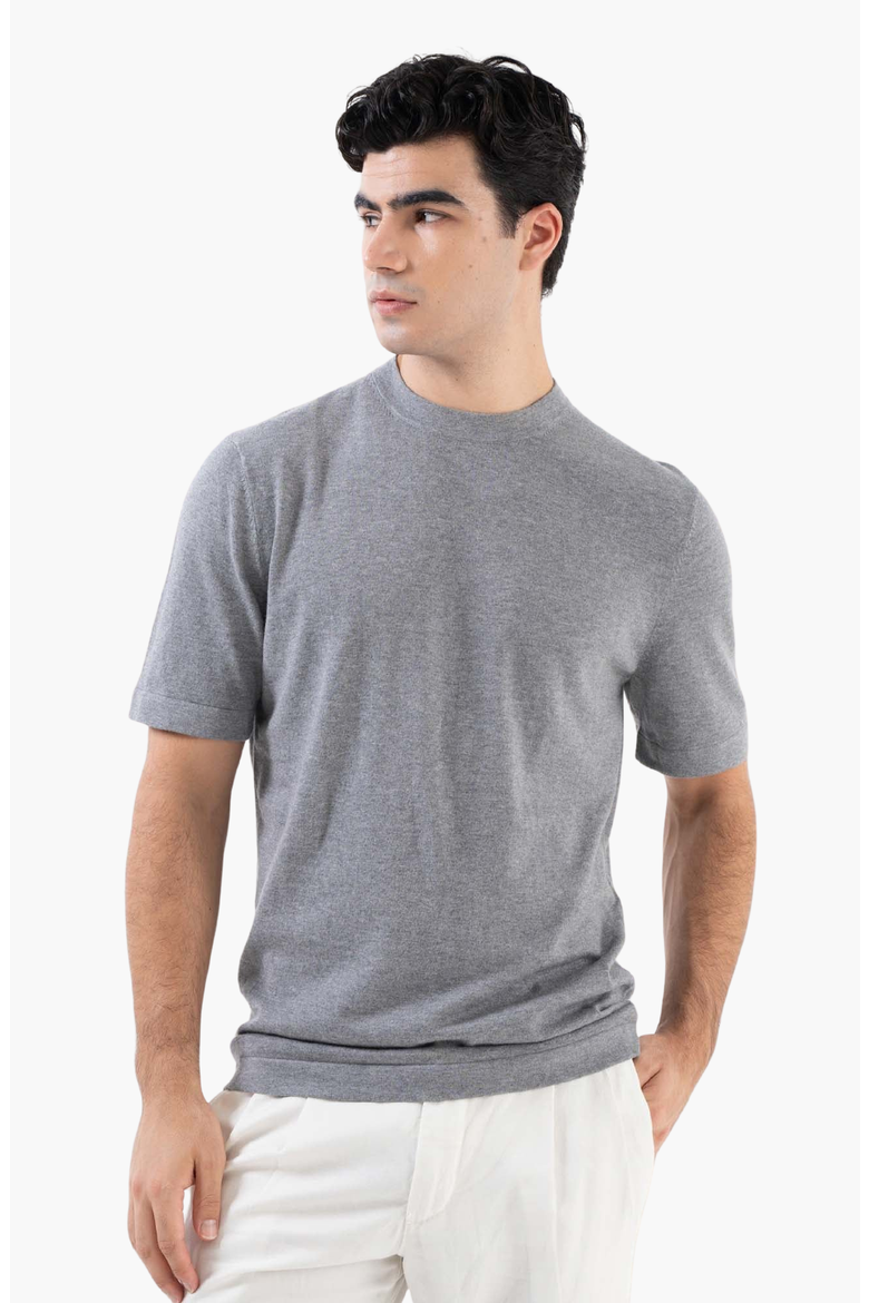 Thomas Featherlight Tee Shirt, Main, color, Heather Gray
