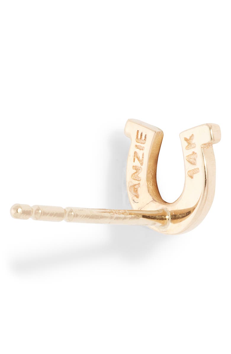 Anzie Jac+Jo Icon Horseshoe Stud Earrings, Alternate, color, 