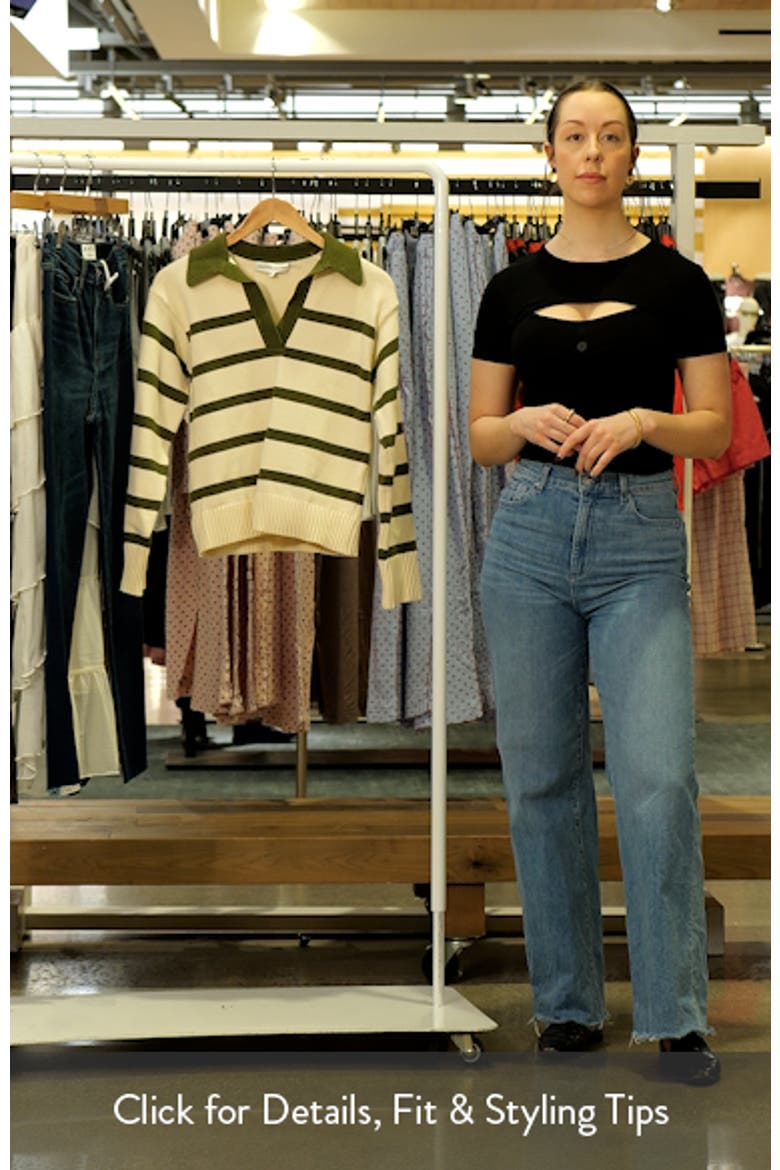 Stripe Collared Sweater video