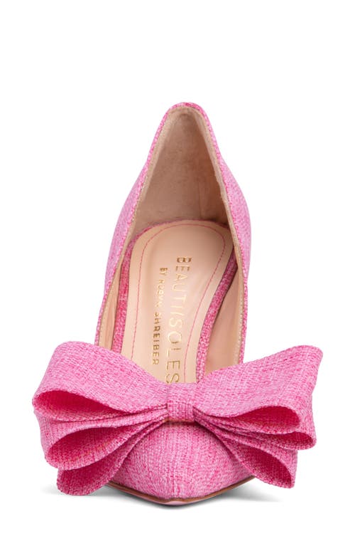 Beautiisoles Oxsana Pointed Toe Pump In Pink