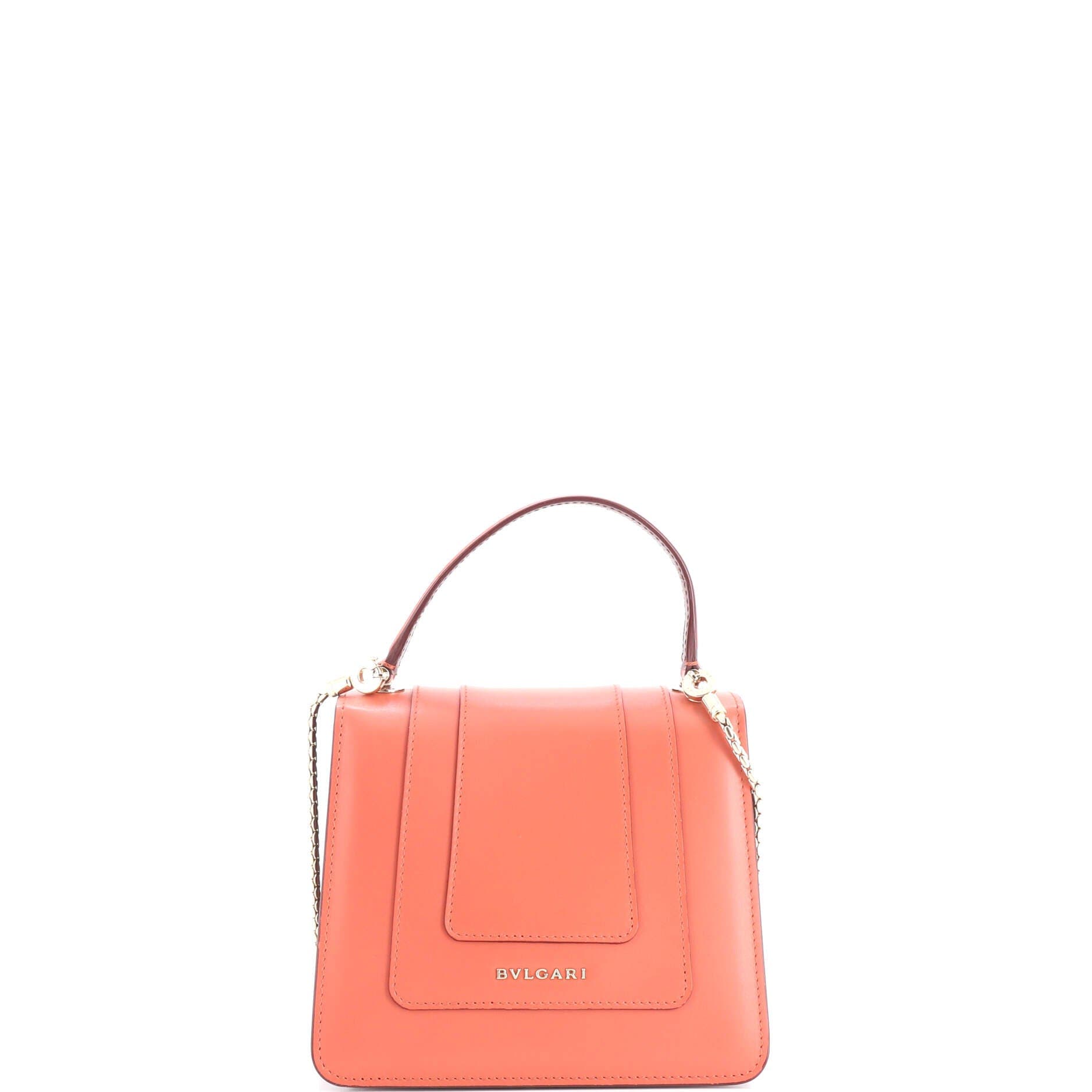 Serpenti Forever Top Handle Bag Leather Small, Alternate, color, Pink