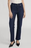 FRAME Pixie Le Sleek Straight High Waist Ankle Straight Leg Jeans