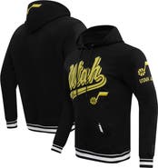 PRO STANDARD Men's Pro Standard Black Utah Jazz Script Tail Pullover Hoodie