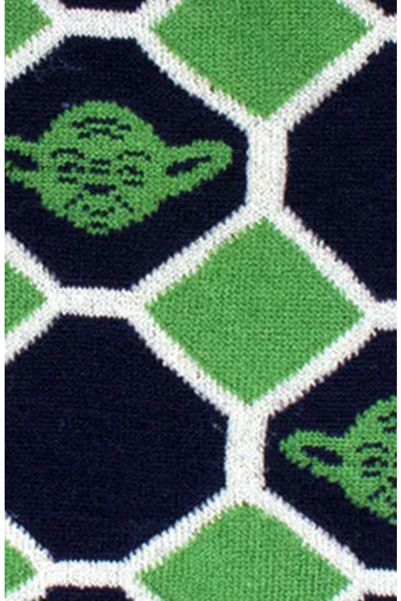 Checkered Yoda Socks & Jedi Lapel Pin Gift Set, Alternate, color, BLACK MULTI