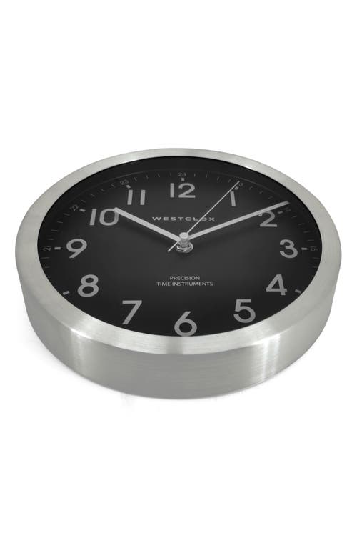 Westclox Aluminum Wall Clock