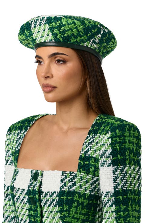 Boucle Plaid Beret