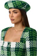 Naked Wardrobe Boucle Plaid Beret