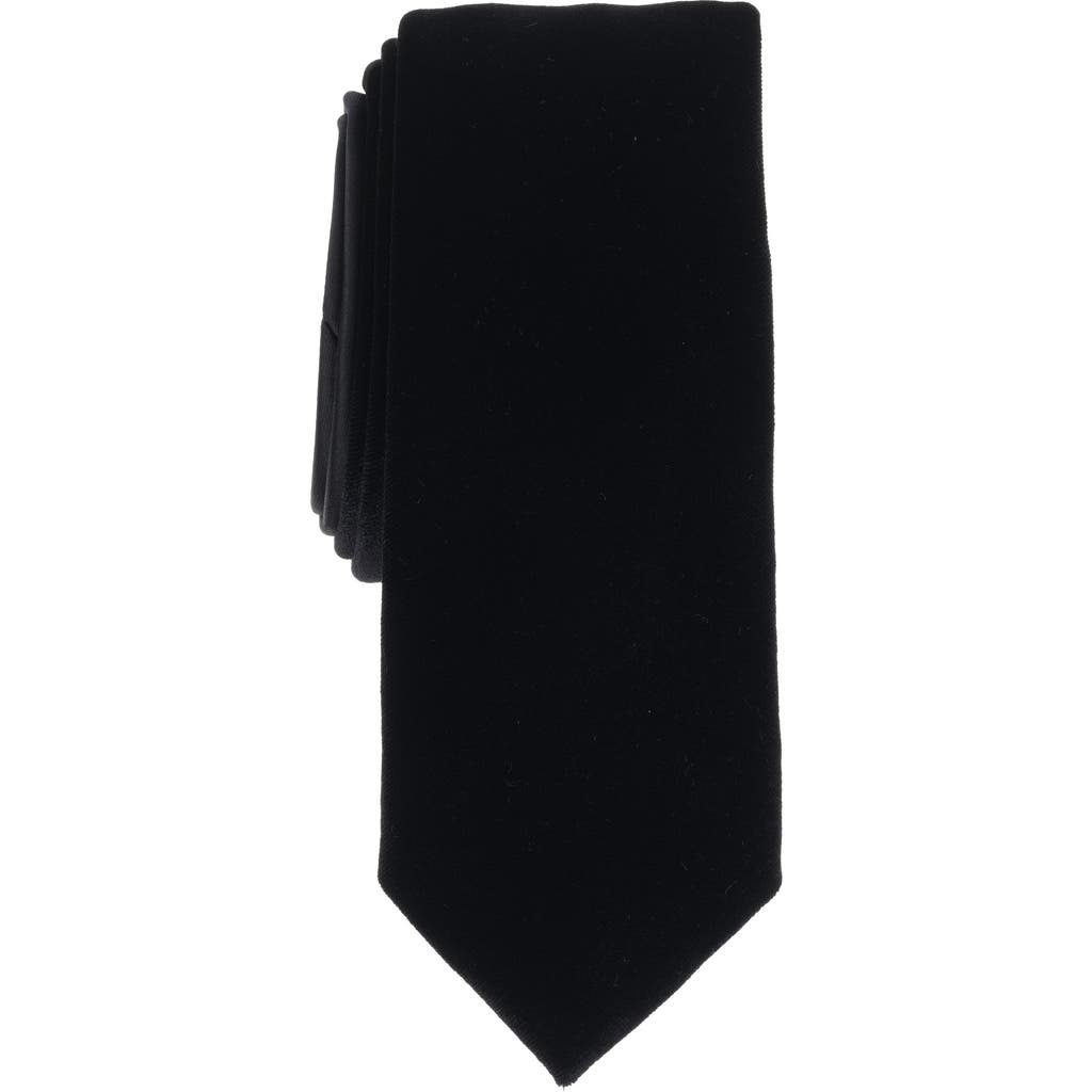 Original Penguin Corrigan Velvet Tie In Black