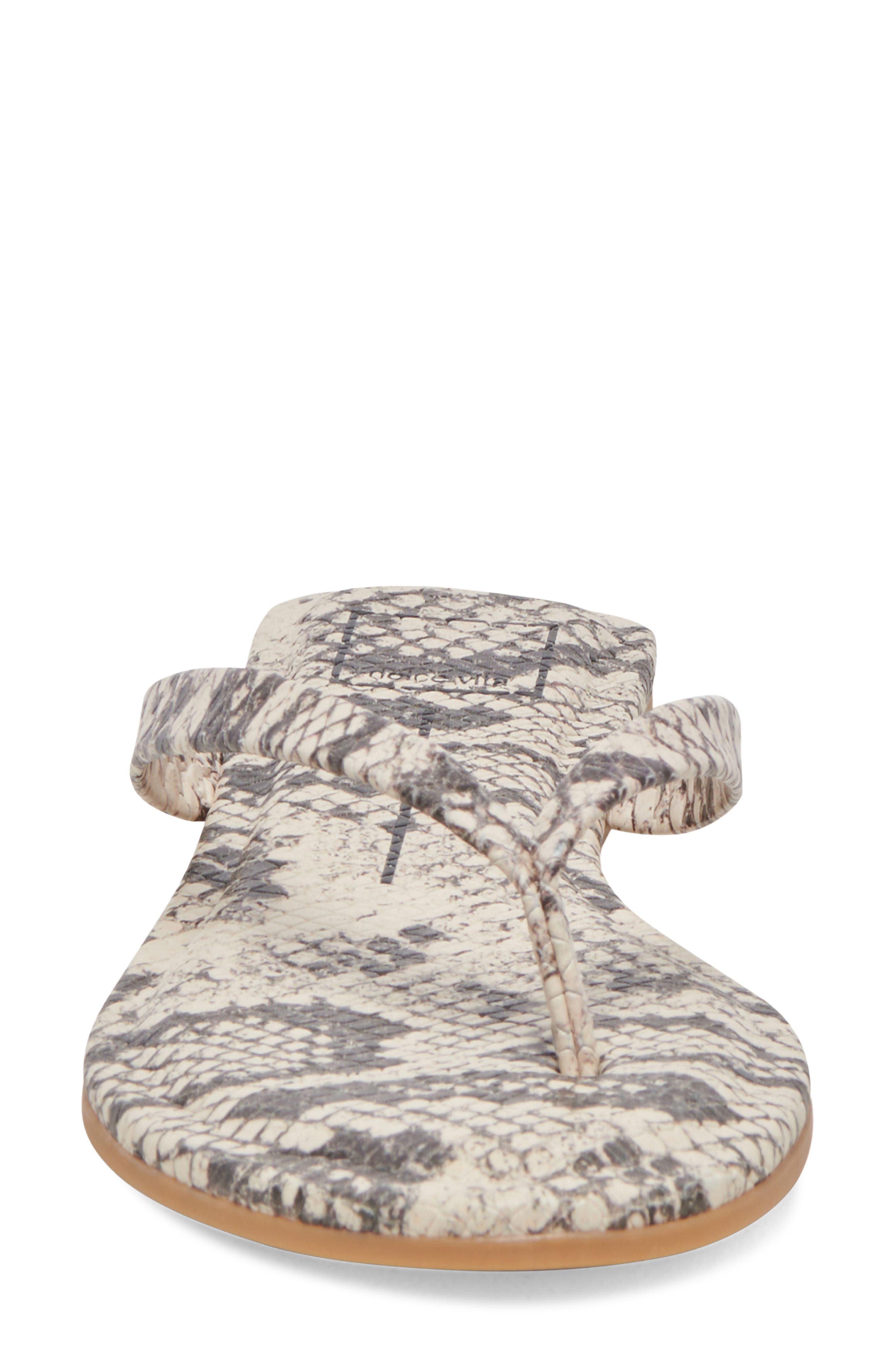 Dolce Vita Layney Flip Flop, Alternate, color, Black White