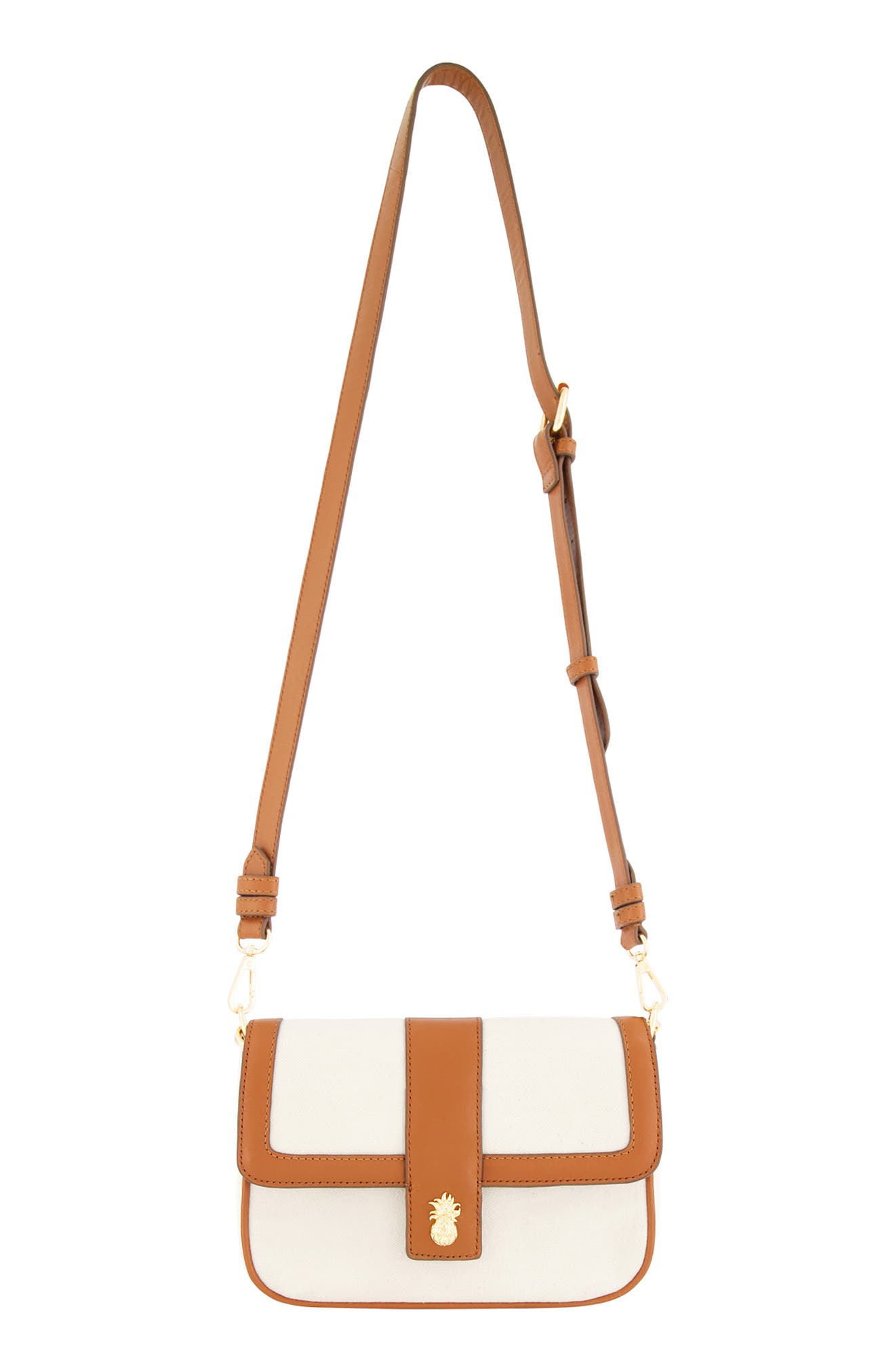 Tommy Bahama Canvas &amp; Leather Trim Crossbody Bag