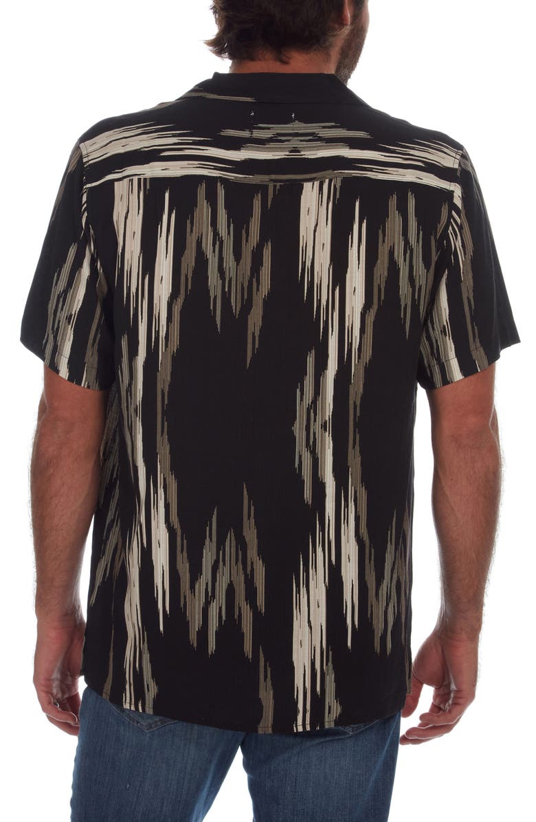 PX Ikat Slub Woven Camp Shirt, Alternate, color,