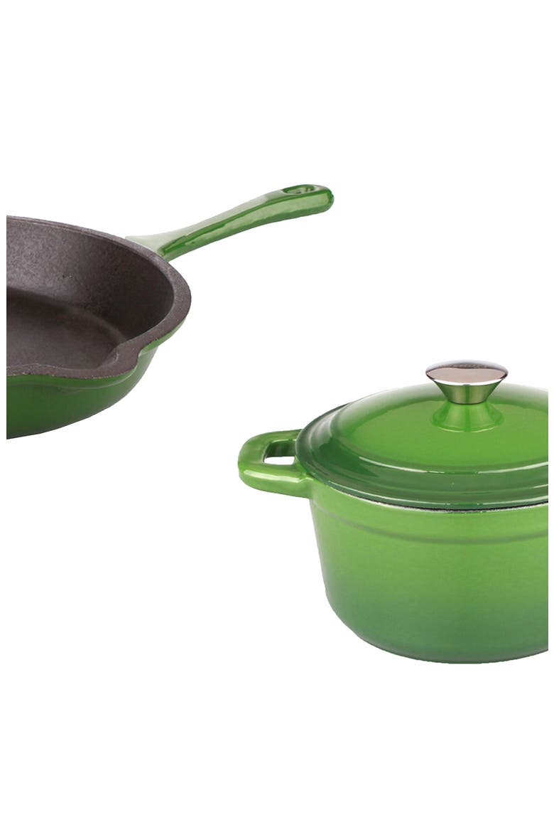 Neo 3-Piece Cookware Set, Alternate, color, GREEN
