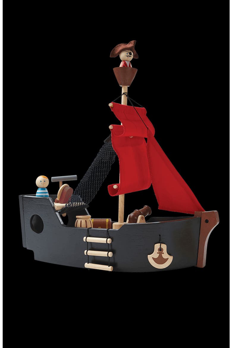 PIRATE SHIP, Alternate, color, BLACK
