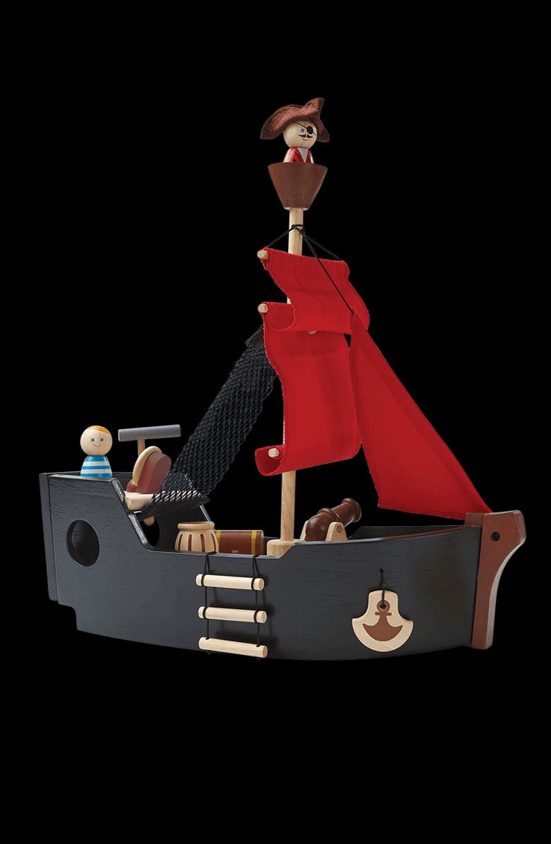 PlanToys<sup>®</sup> PIRATE SHIP, Alternate, color, Black