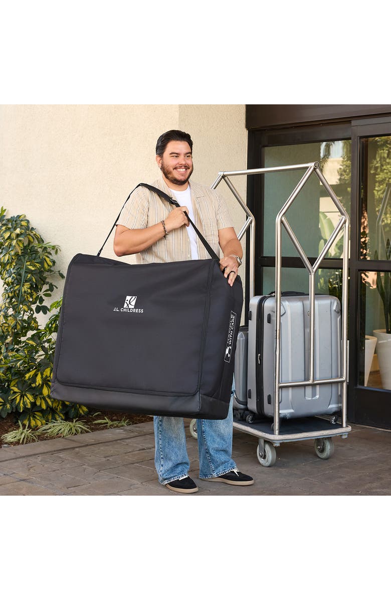 J.L. Childress Universal Stroller Padded Travel Bag, Alternate, color, Black