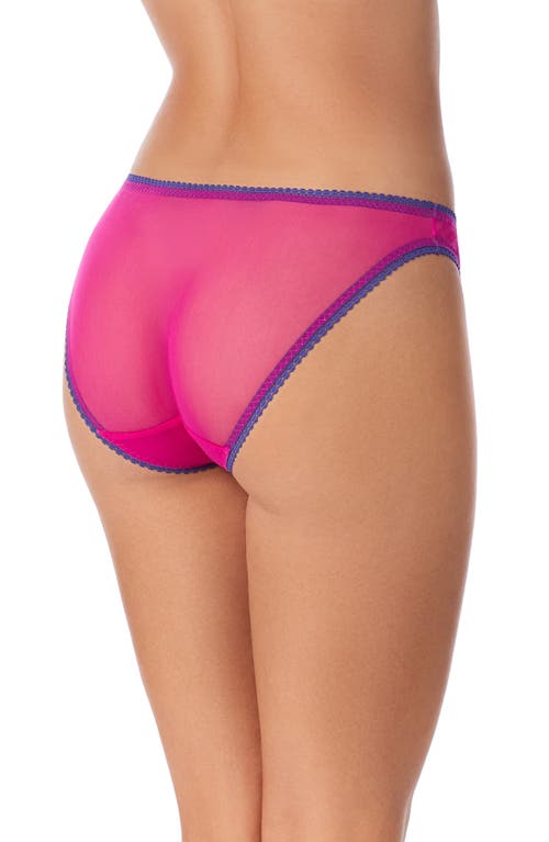 On Gossamer Hip-g Mesh Thong In Purple