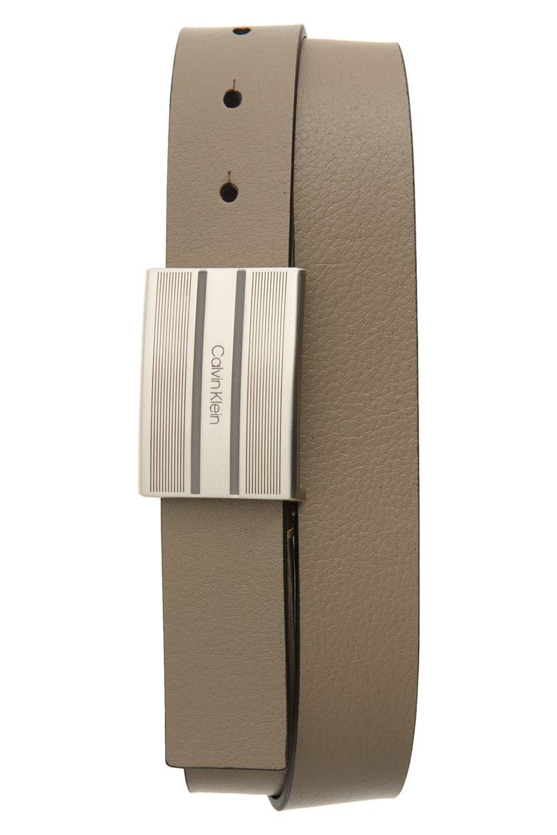 Faux Leather Belt, Main, color, GREYSTONE