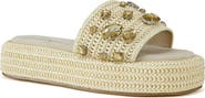 AZALEA WANG Baste Platform Slide Sandal