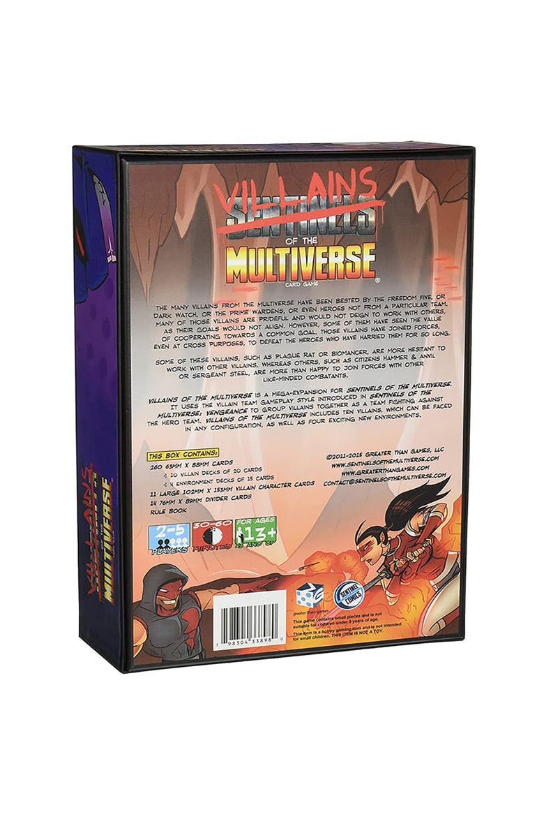 Villains Of The Multiverse Comic Book Game Card Game, Alternate, color, Multicolored