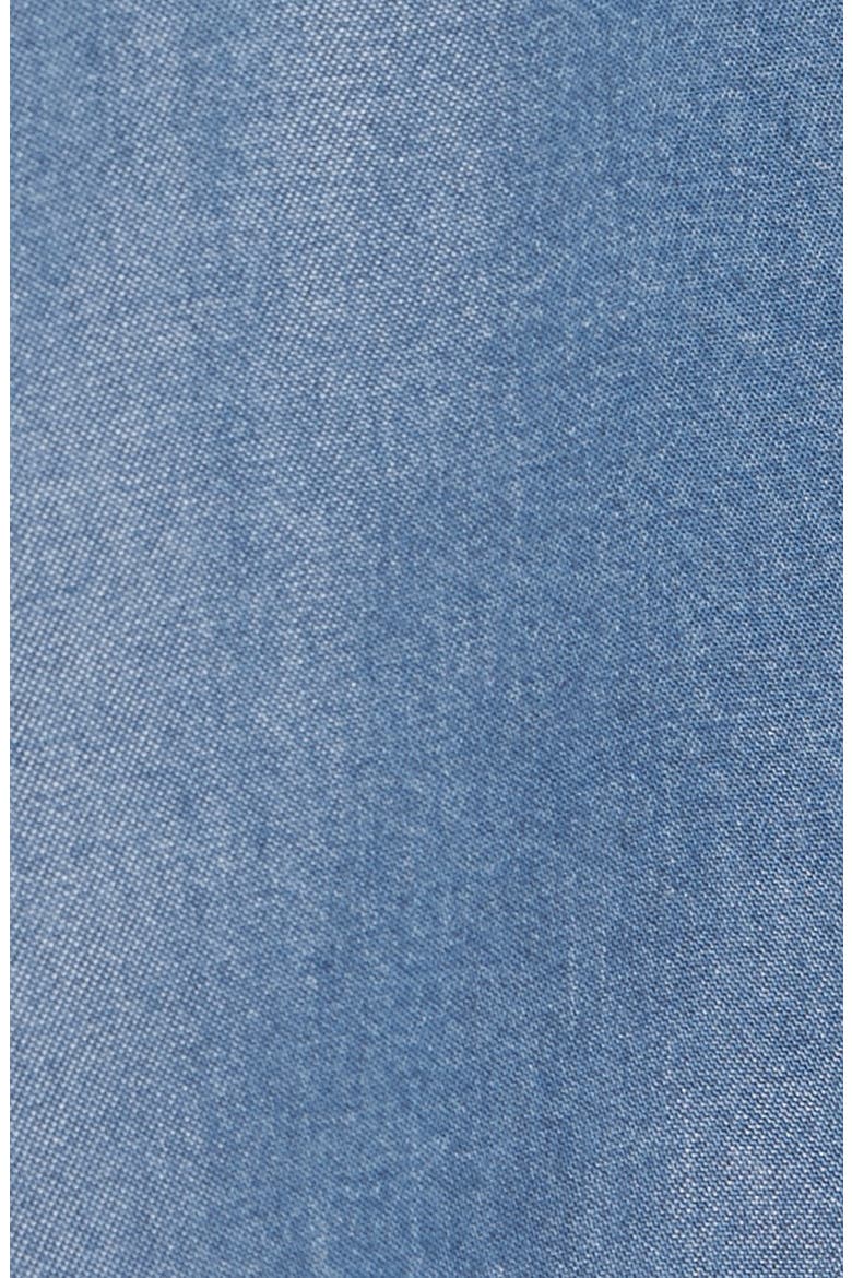 Chambray Romper, Alternate, color, MED WASH