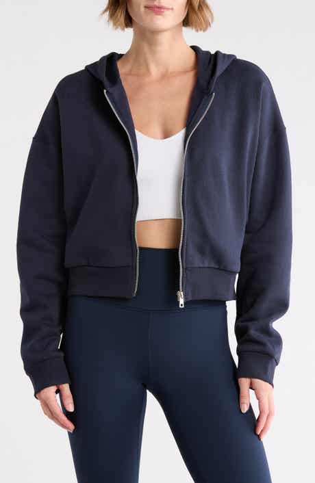Odessa Full Zip Cropped Hoodie