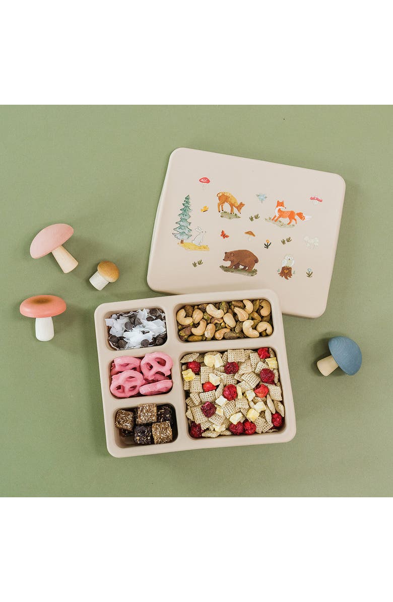 Austin Baby Co Silicone Bento Box, Alternate, color, Woodland Oat