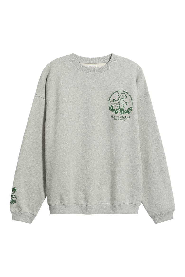 Deli Dog Graphic Sweatshirt, Alternate, color, GREY