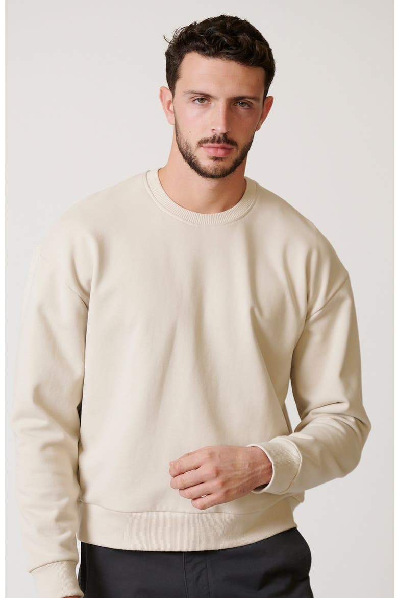 Zen Crewneck, Alternate, color, Mushroom