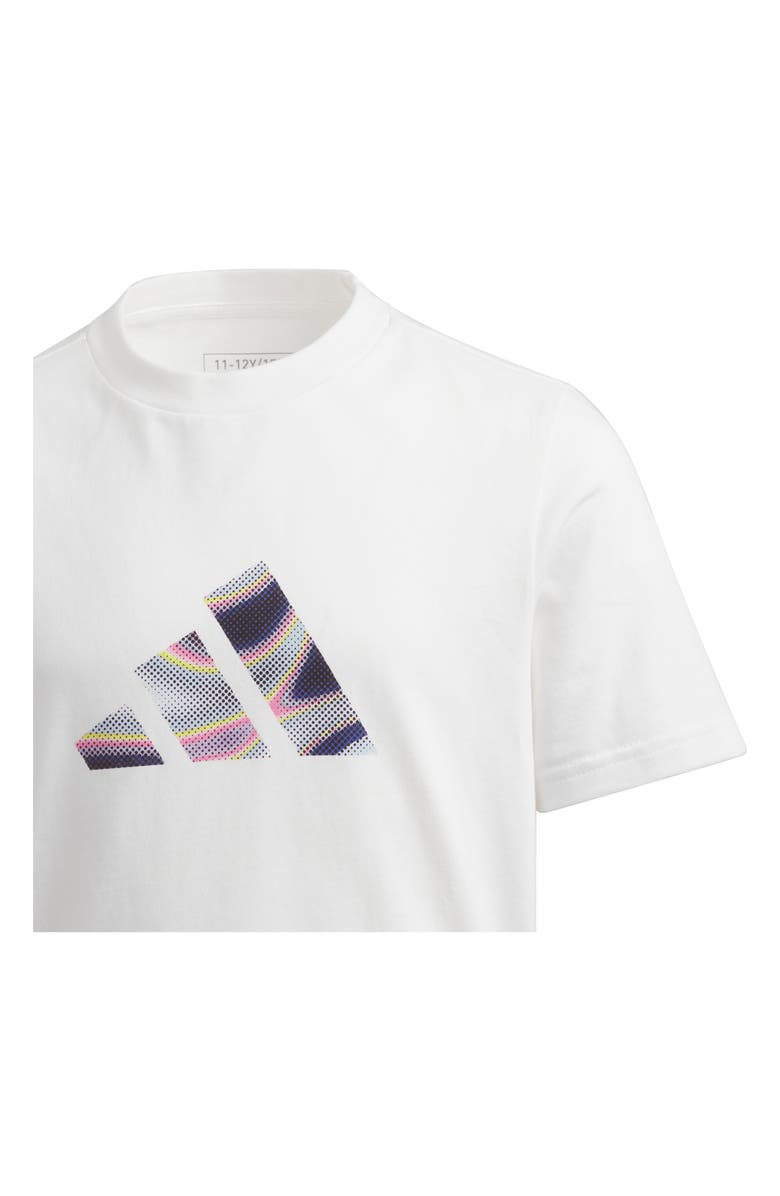 adidas Kids' Pride Graphic T-Shirt, Alternate, color, White