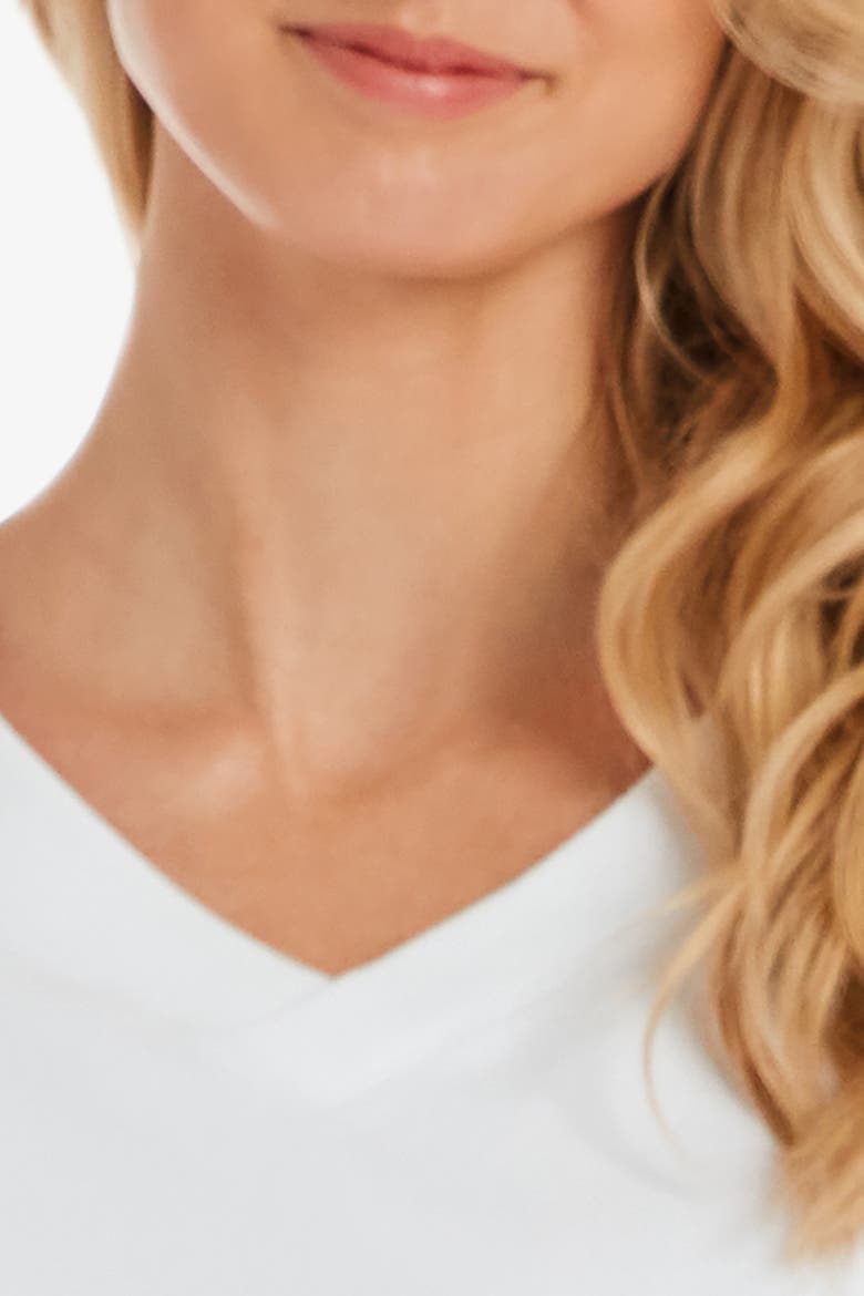 V-Neck Pullover, Alternate, color, White