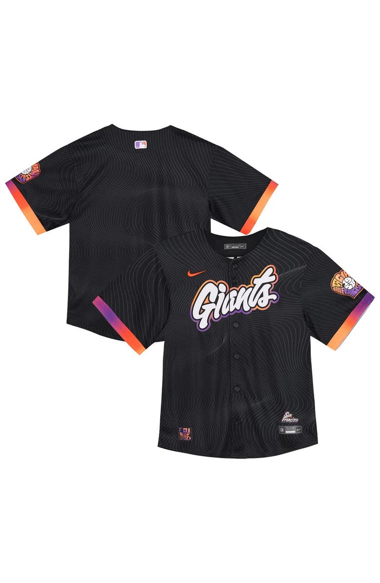 Nike Infant Outerstuff  Anthracite San Francisco Giants 2025 City Connect Limited Jersey, Main, color, 