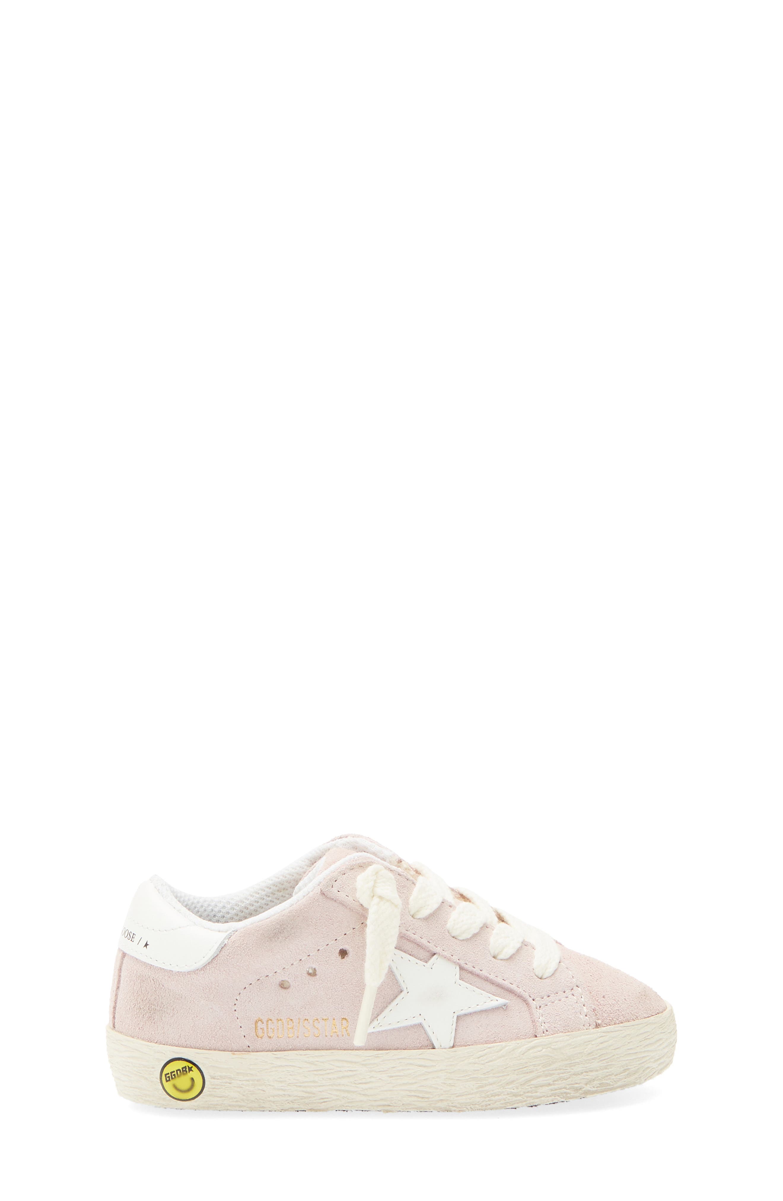 Kids' Super-Star Sneaker, Alternate, color, LIGHT PINK/ WHITE