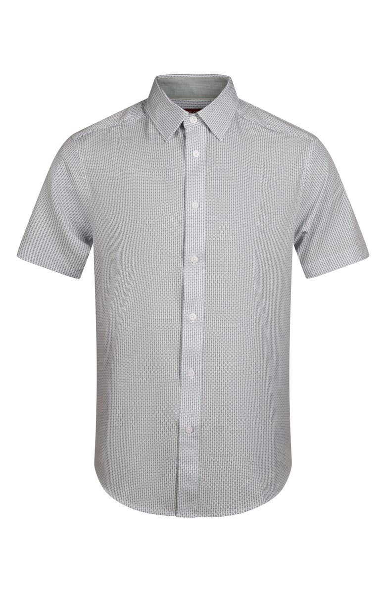 Report Collection Short Sleeve Stretch Button-Up Shirt, Alternate, color, 