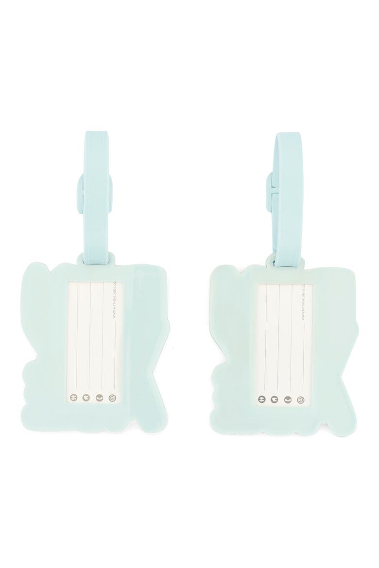 Jetsetter Luggage Tags, Set of 2, Alternate, color, SKY