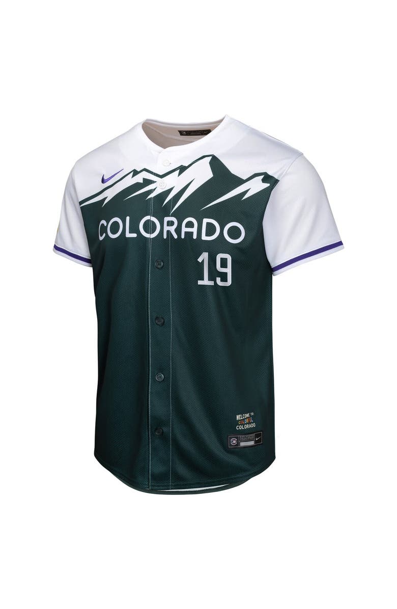 Nike Youth Nike Charlie Blackmon Green Colorado Rockies City Connect Limited Player Jersey, Alternate, color, Green