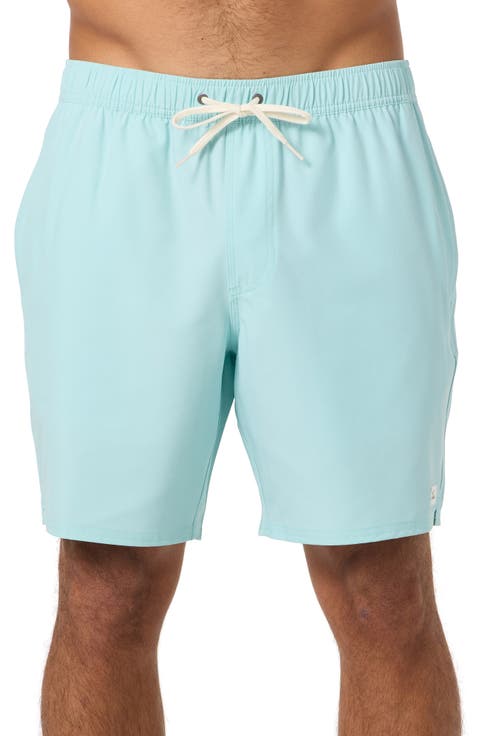 Lennox Hermosa Solid Volley Swim Trunks