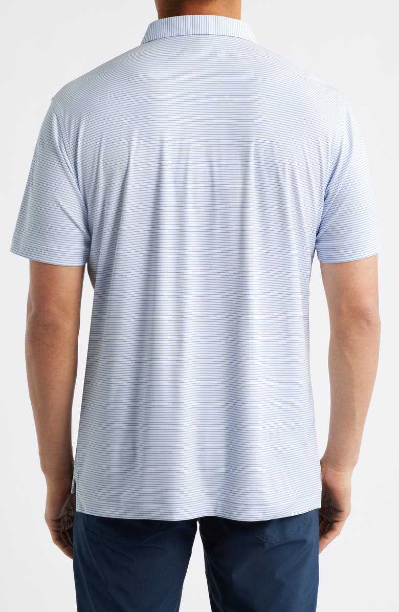 Peter Millar Stripe Featherweight Performance Polo, Alternate, color, White