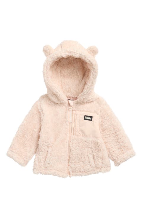 Plush Faux Fur Hooded Jacket (Baby)