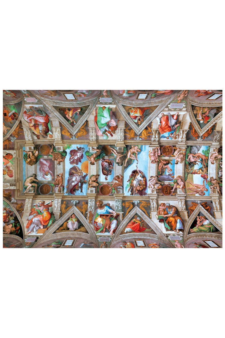 Sistine Chapel Ceiling 1000 Piece Puzzle, Alternate, color, Multicolor