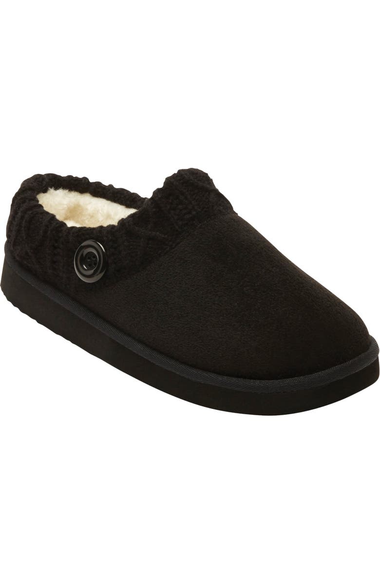 Comfortview The Leela Slipper, Main, color, Black
