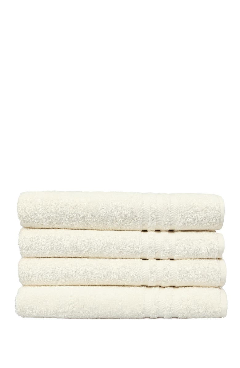 Linum Home Textiles Denzi Bath Towels - Set of 4 - Cream, Main, color, Cream