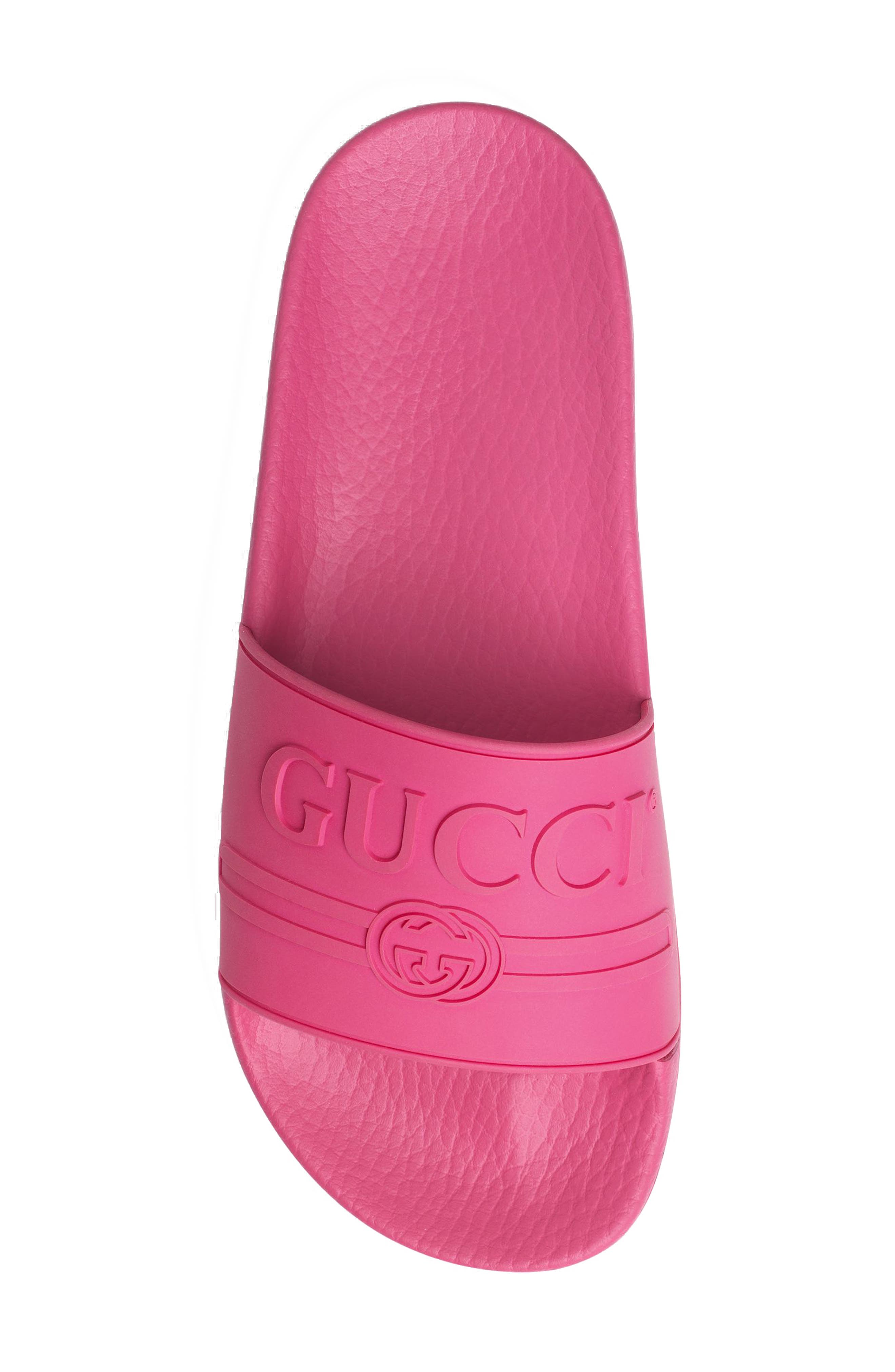 Gucci Logo Slide Sandal, Alternate, color, 