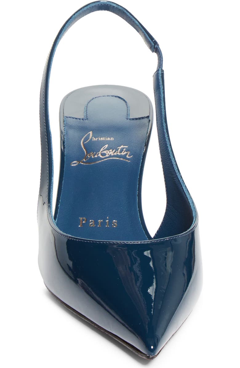 Christian Louboutin Miss Z Pointed Toe Slingback Pump, Alternate, color, Last Night
