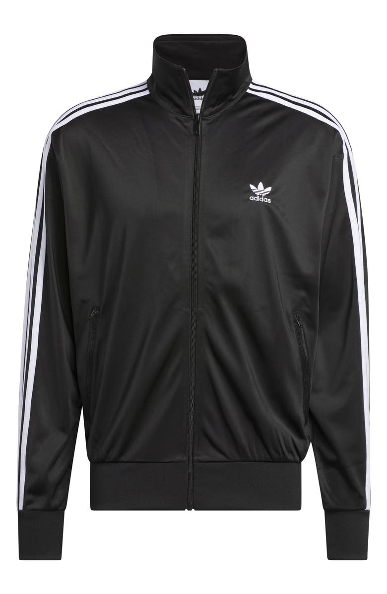 adidas Originals Firebird Recycled Polyester Track Jacket, Alternate, color, Black/Whit