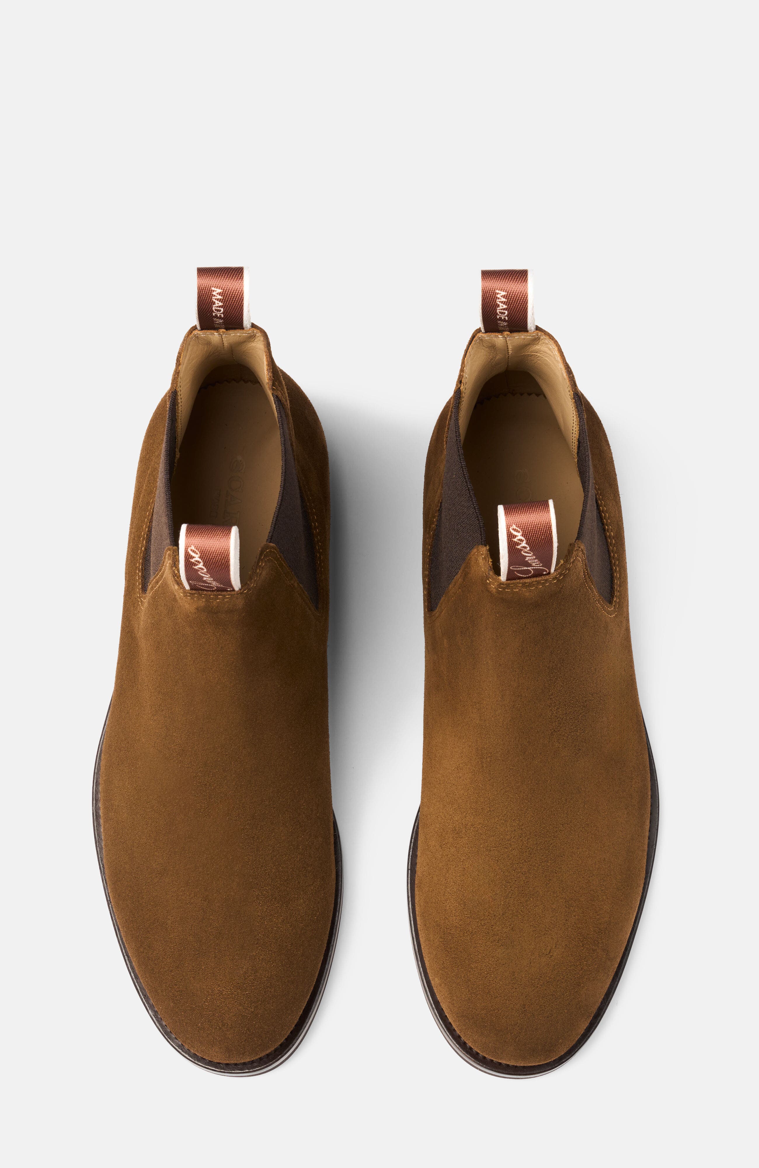 Edgar Chelsea Boots, Alternate, color, Brown - Suede