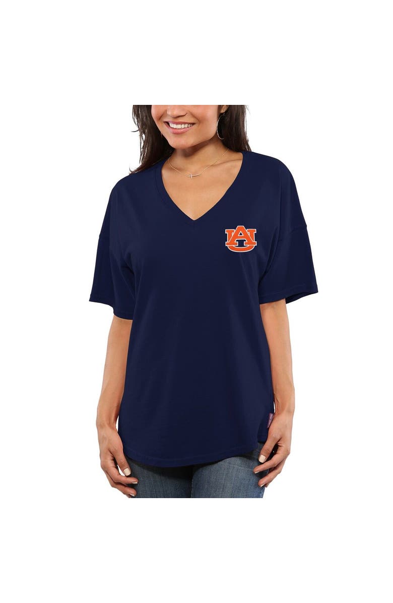 SPIRIT JERSEY Women's Navy Auburn Tigers Spirit Jersey Oversized T-Shirt, Alternate, color, Navy