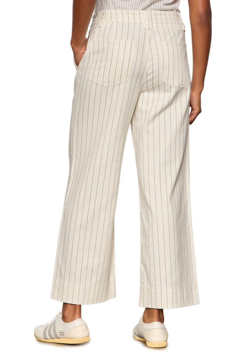 Lily Stripe Ankle Crop Pants, Alternate, color, SETTING SUN STRIPE