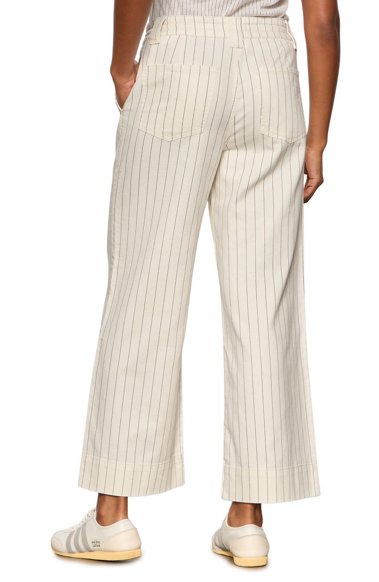 Sanctuary Lily Stripe Ankle Crop Pants, Alternate, color, Setting Sun Stripe