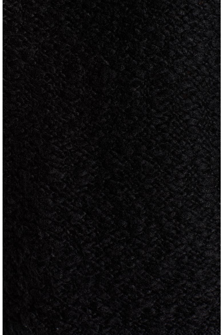 Cowl Neck Bouclé Sweater, Alternate, color, BLACK